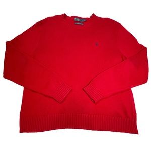 Polo by Ralph Lauren Red Knitted Sweather